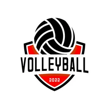 VOLLEY LOGO Stock Illustration