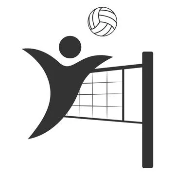 Volley vector illustration design Stock Illustration