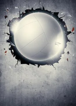 Volleyball background Stock Illustration