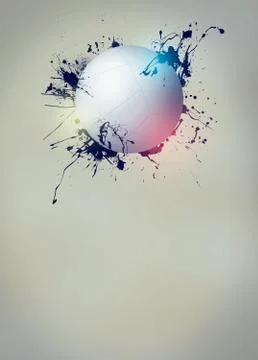 Volleyball background Stock Illustration