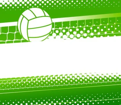 Volleyball background Stock Illustration