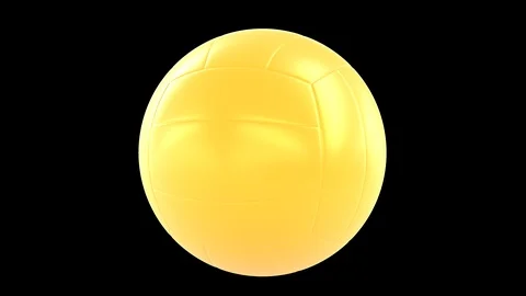 Volleyball Ball 360 rotation loop Stock Footage 104969467