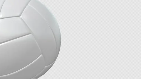 Volleyball Ball Background Loop On Alpha Channel Stock Footage 338189606