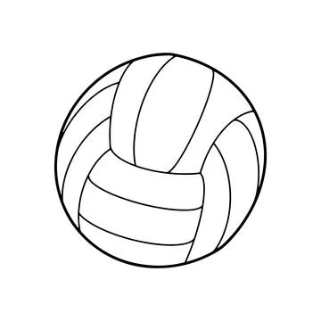 Volleyball ball Stock Illustration