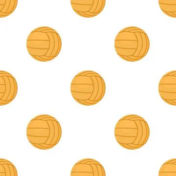 Volleyball ball pattern seamless vector Illustrazione stock