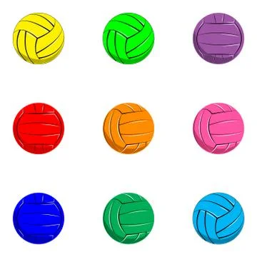Volleyball ball vector illustration Stock Illustration