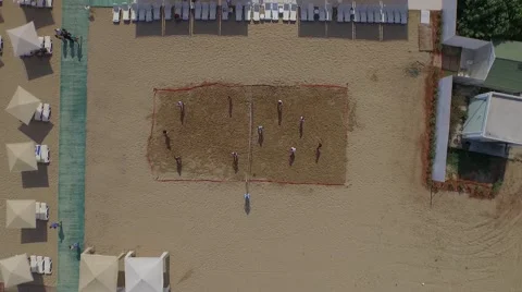 Volleyball beach background men Stock Footage 67719015
