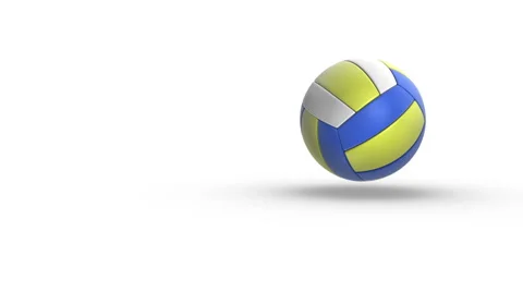 Volleyball bouncing Stock Footage 40048765