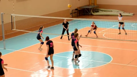 Volleyball competitions Stock Footage 130603391