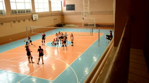 Volleyball competitions Stock Footage 130611222