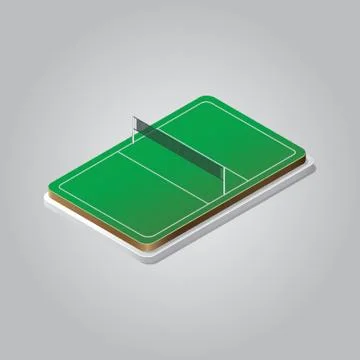 Volleyball Field Illustration