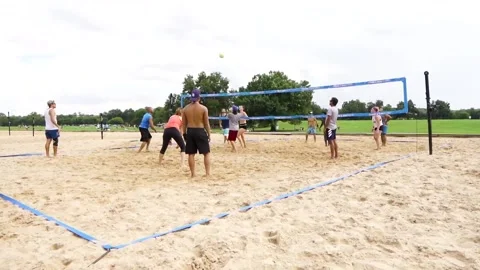 Volleyball Game Stock Footage 156872202