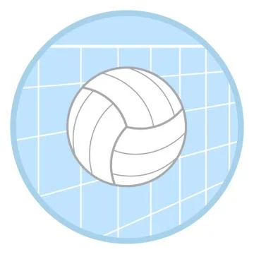 Volleyball icon Stock Illustration