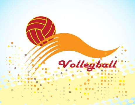 Volleyball Stock Illustration
