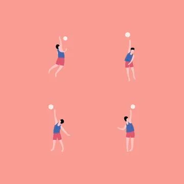 Volleyball Illustrazione stock