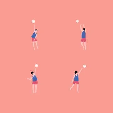 Volleyball Stock Illustration
