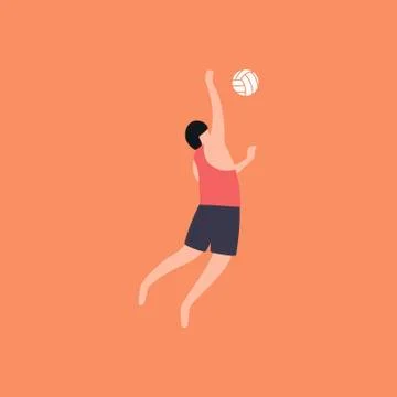 Volleyball Stock Illustration