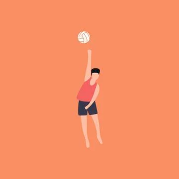 Volleyball Stockillustratie