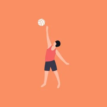 Volleyball Stock Illustration