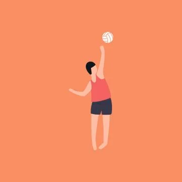 Volleyball Stockillustratie