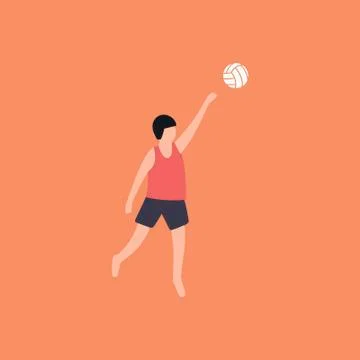 Volleyball Stock Illustration