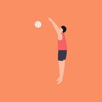 Volleyball Stock Illustration