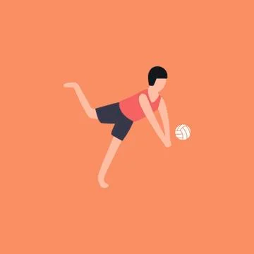 Volleyball Stock Illustration
