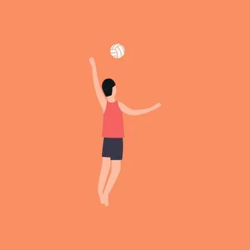 Volleyball Stock Illustration