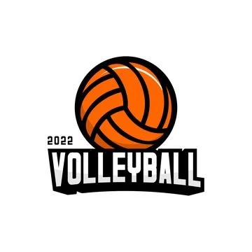 VOLLEYBALL LOGO Illustrazione stock