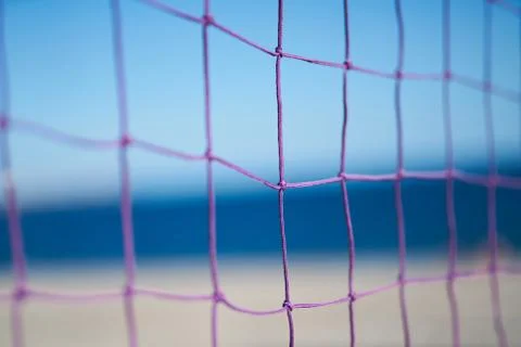 Volleyball net background Stock Photos