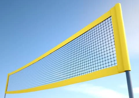 Volleyball Net Stock Illustration