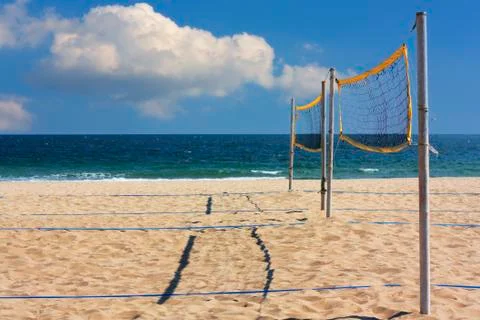 Volleyball net Foto stock
