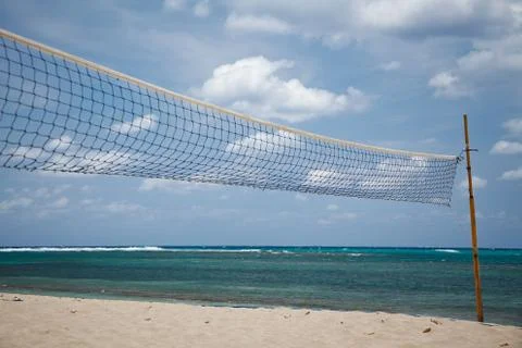 Volleyball net Stock Photos