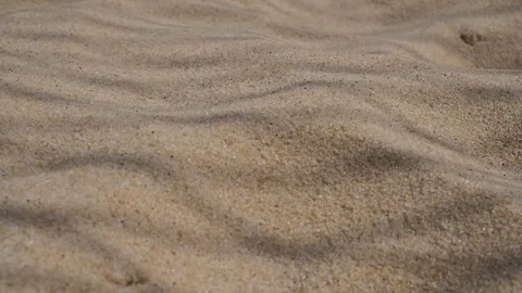 Volleyball net on the sand background. close-up . Shadow from the net Stock-Footage 280702789