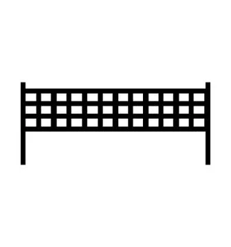 Volleyball net on white 스톡 일러스트