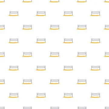 Volleyball nets repeating pattern for beach sport background Stock Illustration