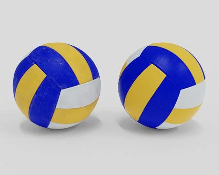 Volleyball with textures 3D Model