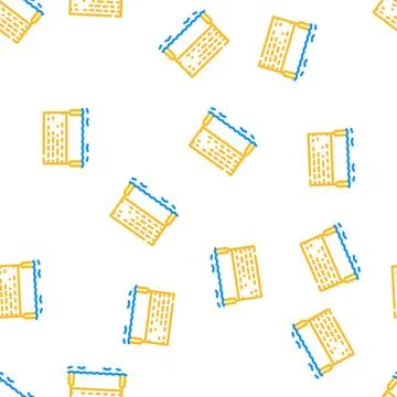Volleyball on water vector seamless pattern Stock Illustration