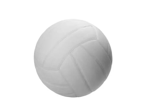 Volleyball on white Stock Photos