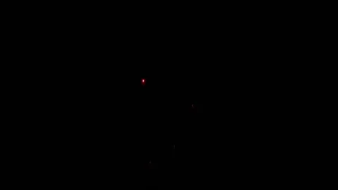Volleys of fireworks against background of night black sky. Several volleys of Stock Footage 166344167