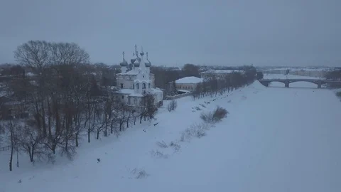 Vologda_winter_01 Stock Footage 88815681