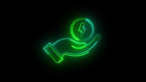 Volt icon isolated on purple background. Flash sign. Charge flash icon. Stock Footage 263613294