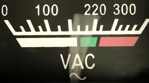 Volt meter Stock Footage 12367972