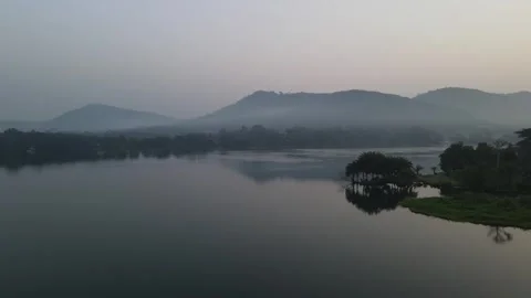 Volta Lake in Ghana Stock Footage 257488613