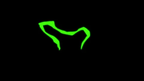 Voltage background designed with a vibrant neon green electrical flash arc 库存影片 346471917