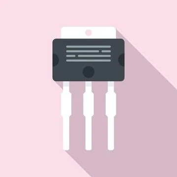 Voltage charge icon flat . Electric regulator 스톡 일러스트