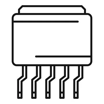 Voltage generator icon outline vector. Electric regulator イラスト素材