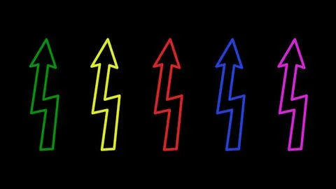 Voltage icon. Lightning sign. A warning to be careful Stock Illustration