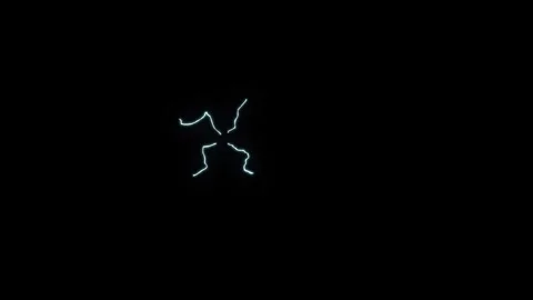 Voltage impact designed with modern ice blue explosive surge graphics Stock Footage 346752520