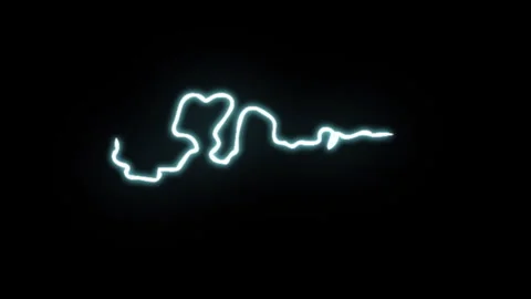Voltage impact designed with modern ice blue frequency surge graphics Vidéo 346752596
